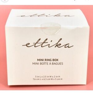 Ethika mini ring box